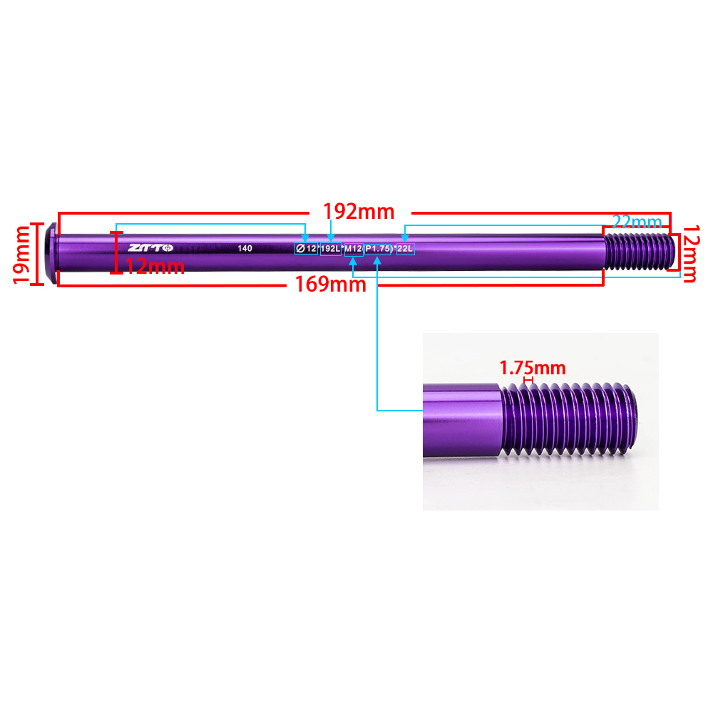 ZTTO M12xP1.0/1.5/1.75 MTB Roa - Dynamo Hub Front のレビューと価格