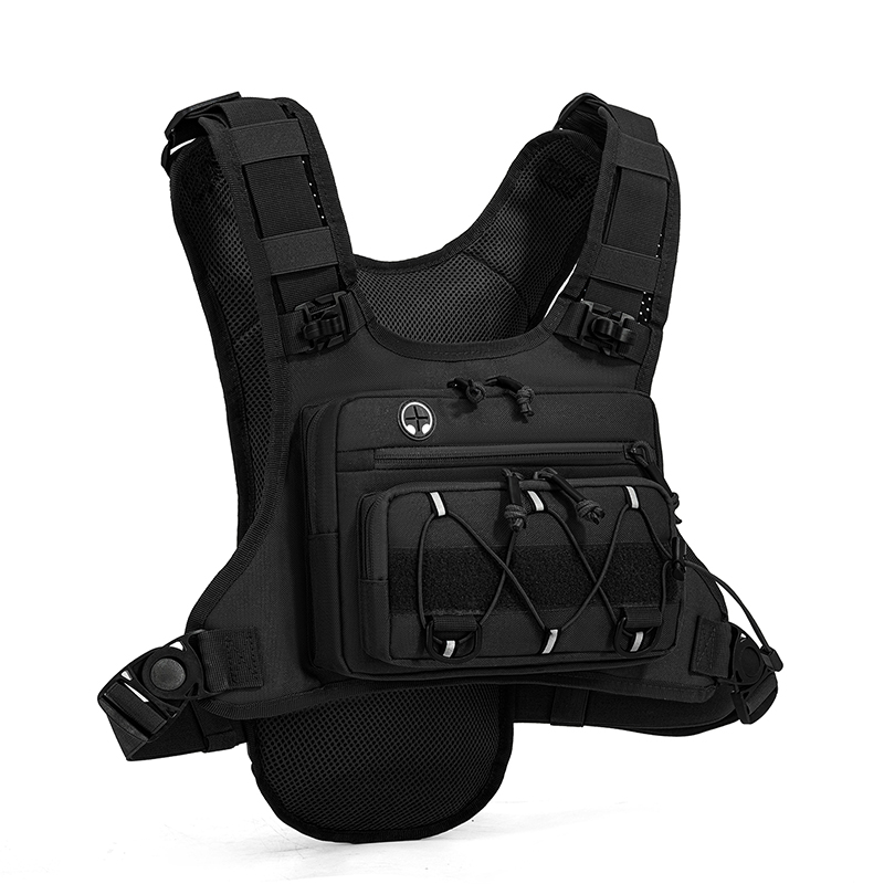 Tactical Bag Front Chest Rig V - Reflective Vest Cycling のレビューと価格
