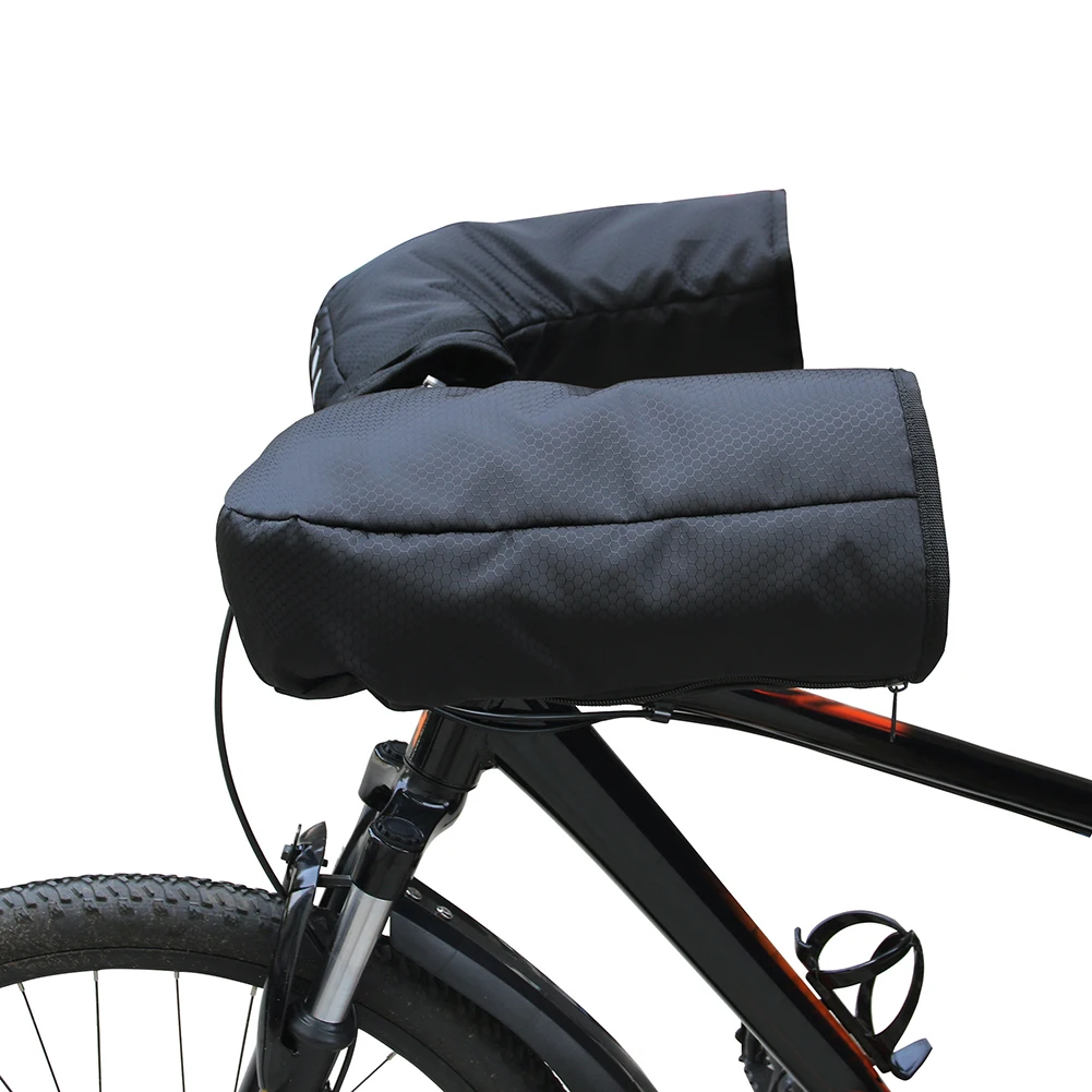 Reflective Handlebar Mittens 1 - Commuting On Mountain Bike のレビューと価格