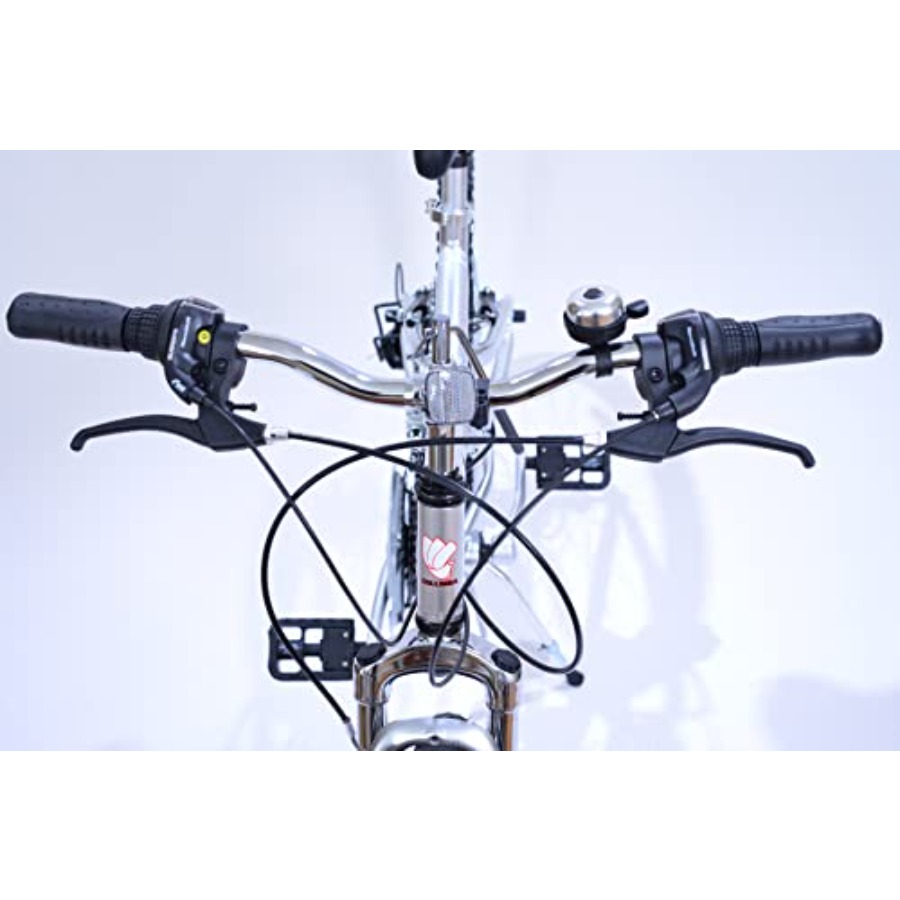 26 Inch Alloy Folding Bike wit - Commuter Biking のレビューと価格