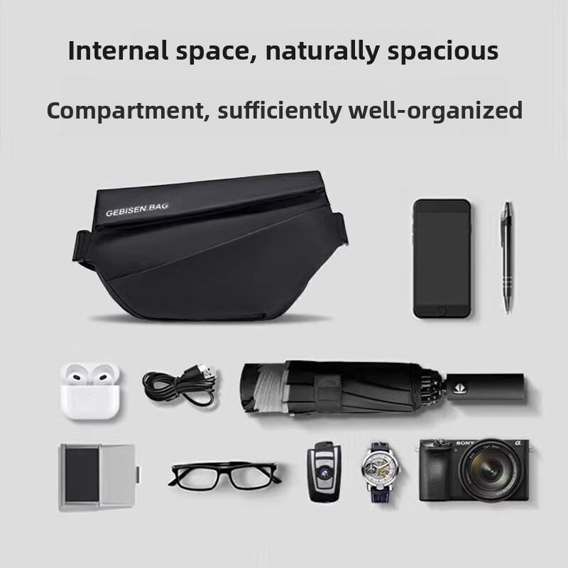 Magnetic Buckle Men Crossbody  - Cycling For Commute のレビューと価格