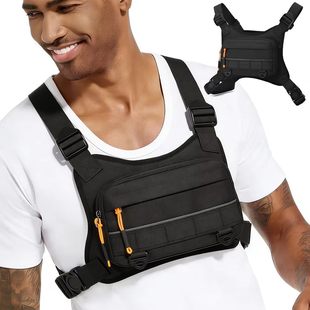 Cycling Front Chest Vest Tacti - Reflective Vest Cycling のレビューと価格