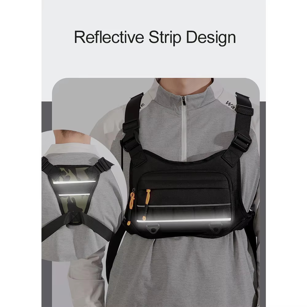 Cycling Front Chest Vest Tacti - Reflective Vest Cycling のレビューと価格