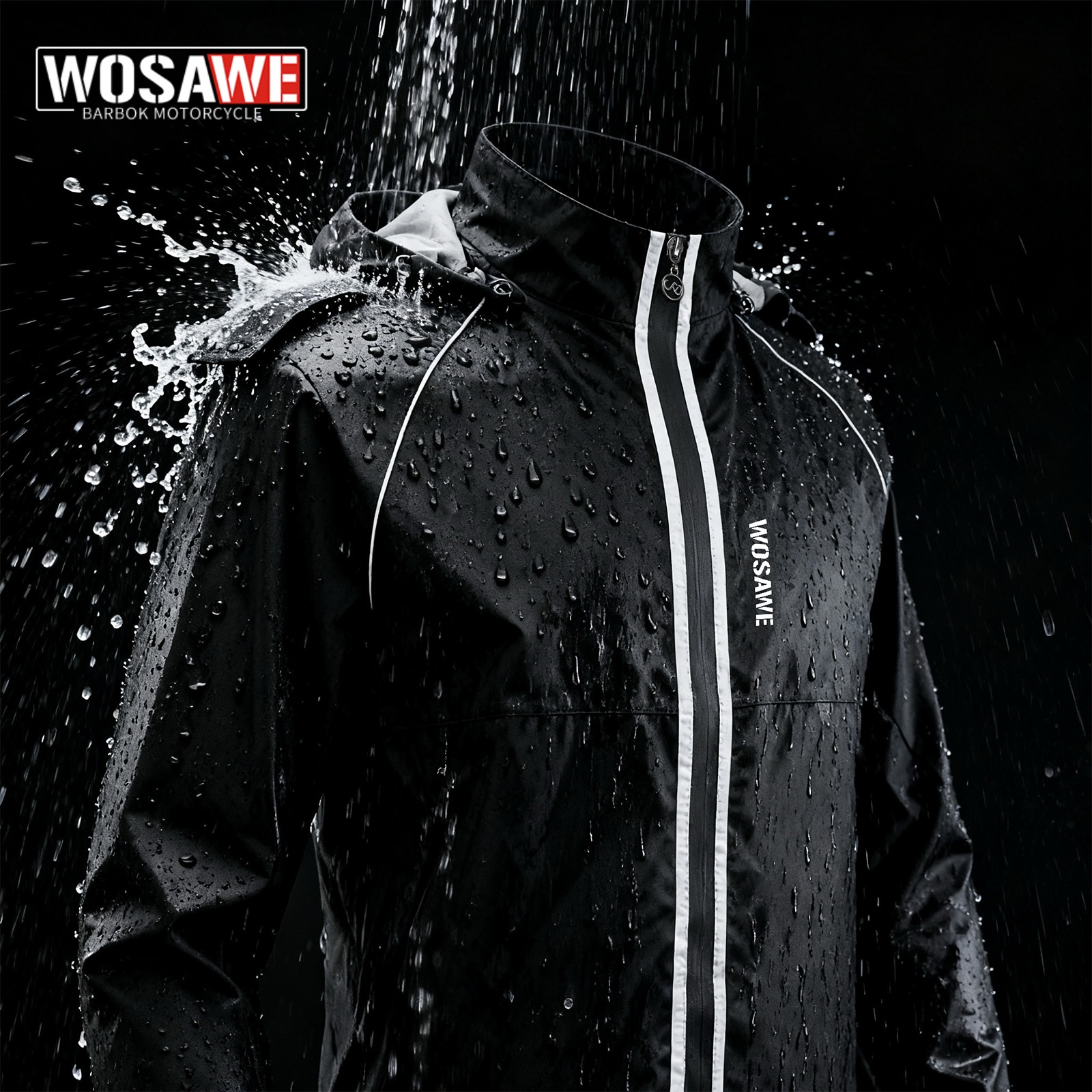 WOSAWE Reflective Motorcycle R - Cycling Commute Jacket のレビューと価格