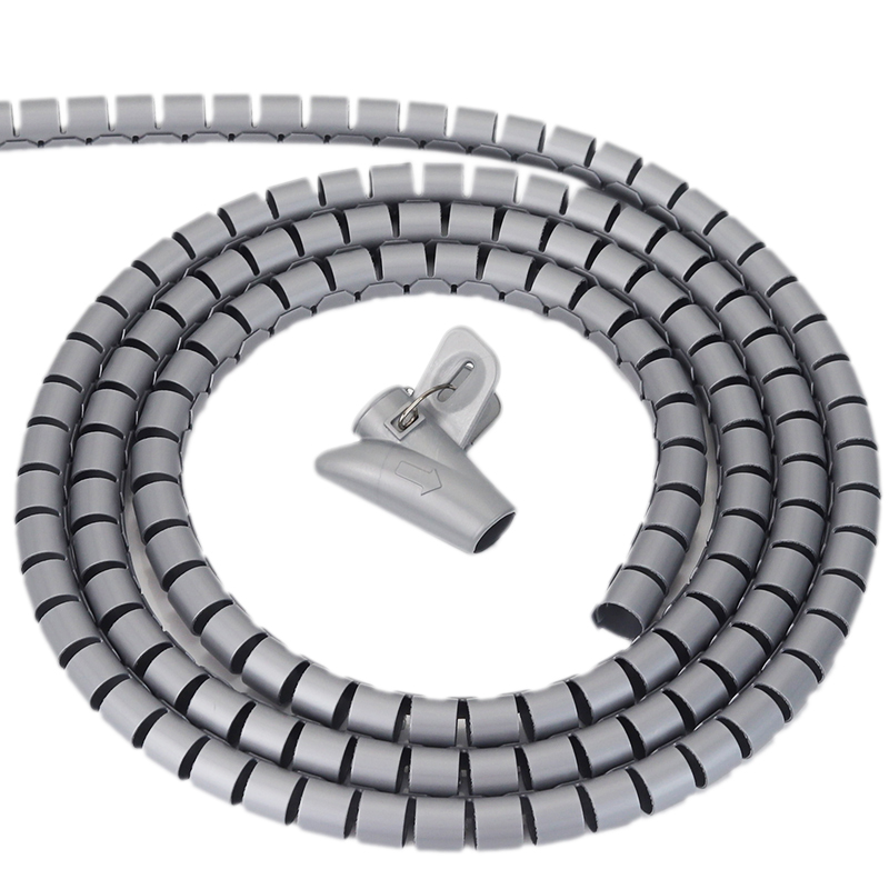 5M Wire Storage Tube Clips Cab - Cable Lock Flexible のレビューと価格
