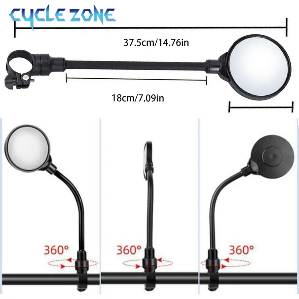 Bicycle Mirror Bike Handlebar  - Cycling Zones のレビューと価格